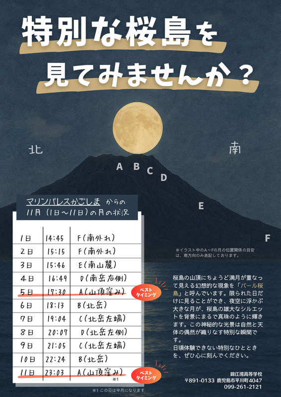 パール桜島案内ポスター